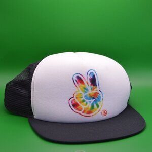 Neef Peace Sign Black Trucker Hat